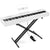 MUSTAR MDP-2100, 88 Key Weighted Digital Piano, FSC Wooden Electronic Keyboards, Hammer Action, White, Bluetooth/ MIDI/ Sustain Pedal