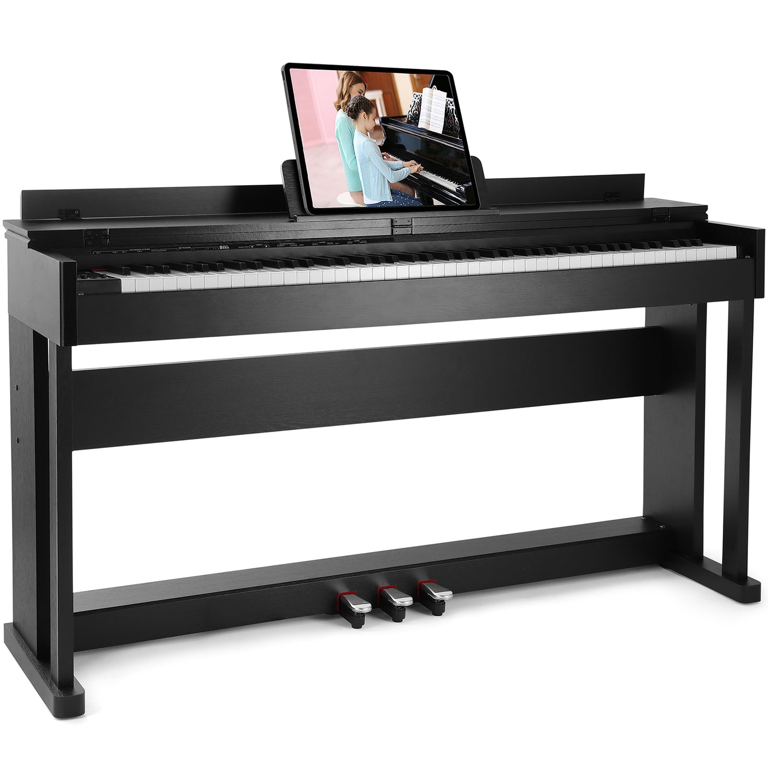 MUSTAR MDP-301, 88 Key Fully Weighted Digital Piano, FSC Wooden Upright, Hammer Action keyboard