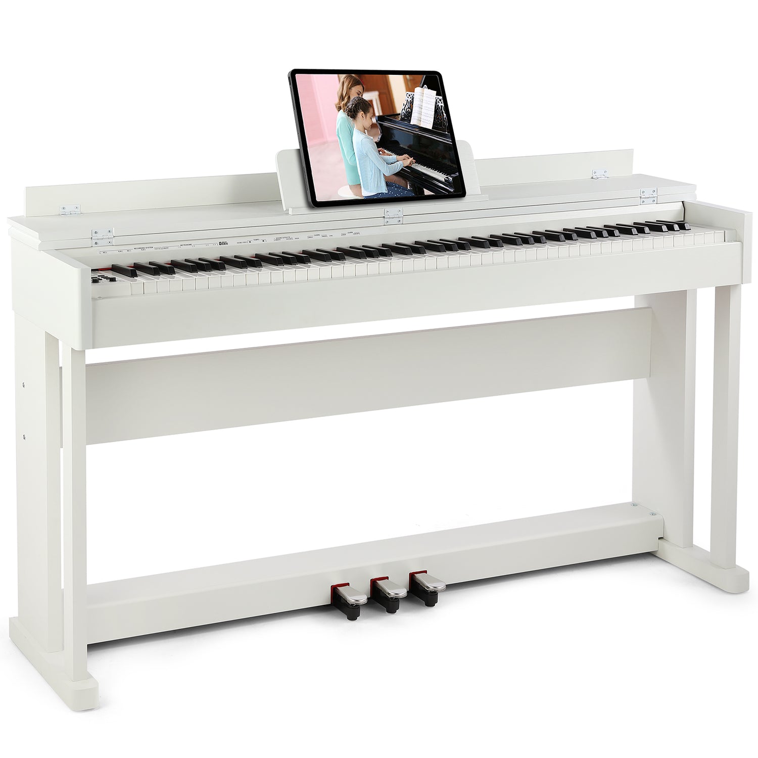 MUSTAR MDP-401, 88 Key Fully Weighted Digital Piano, Wooden Upright, Hammer Action keyboard