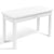 MUSTAR MS-200, Wooden Piano Bench, Padded Piano Stool with Storage, White